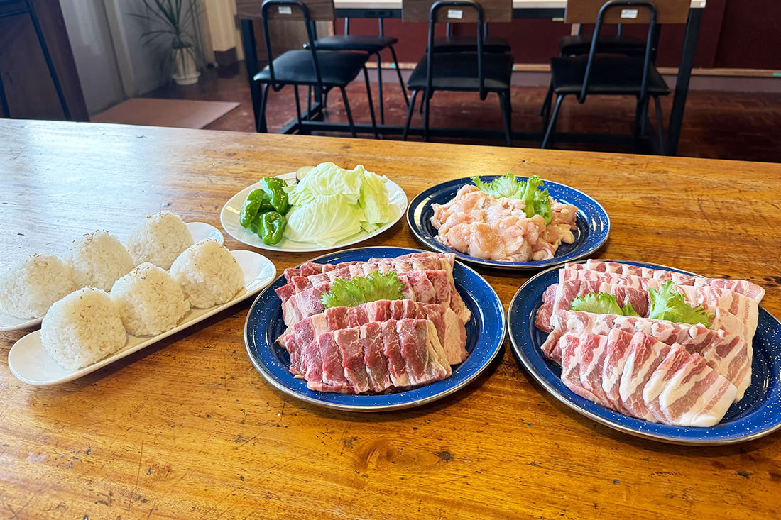 団体合宿バーベキュー