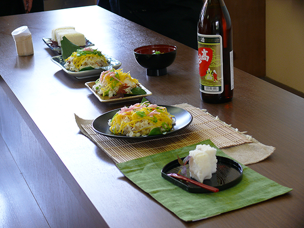 鮭寿司ほか料理